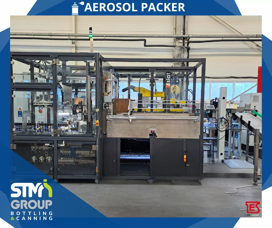 Aerosol Can Case Packer