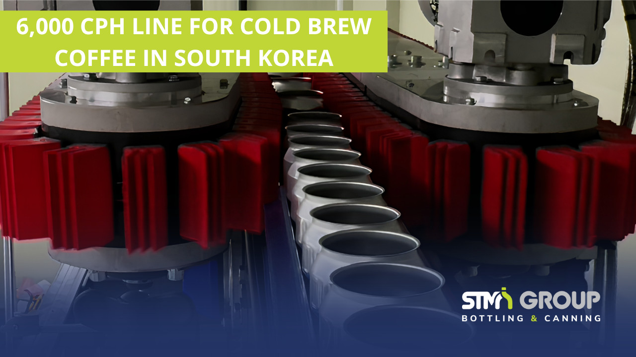 6000 CPH Cold Brew Coffee Line in South Korea