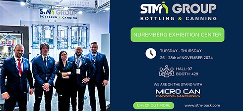 STM GROUP invites you to BrauBeviale 2024 – the international trade fair for the beer and beverage industry