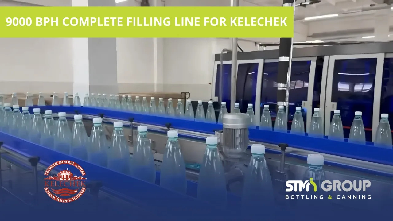 KELECHEK - The complete bottling line 9000 bph
