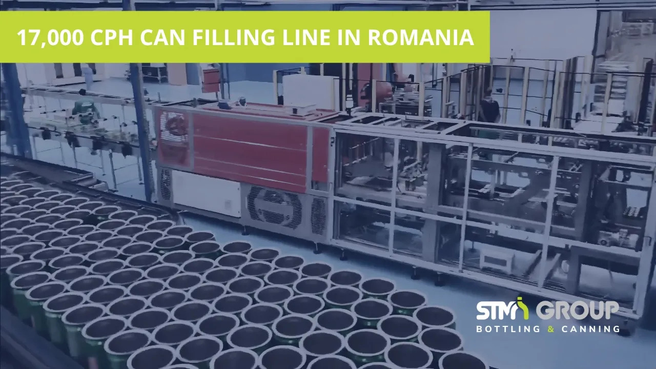 Complete can filling line 17000cph in Romania